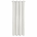 Zasłona na przelotkach 140x250 NITA welwetowa zaciemniająca kremowa jednokolorowa - 9