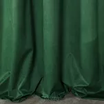 Zasłona gotowa na przelotkach 140x250 ROSA welwetowa ciemna zieleń Design 91 - 6