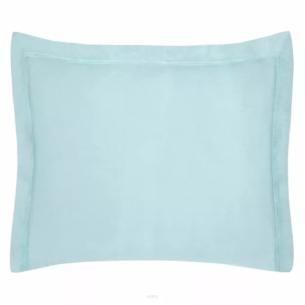 Poszewka bawełniana NOVAC błękitna 70x90 z 5 cm zakładką