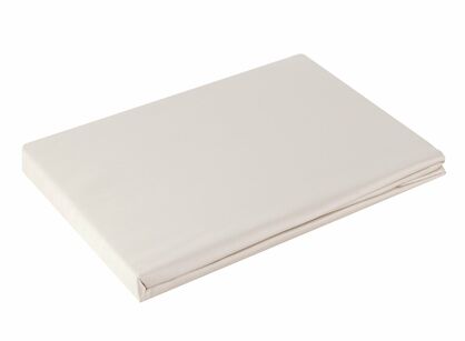Prześcieradło satyna bawełniana bez gumki NOVA 1 beżowe 160x210