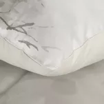 Pościel świąteczna 160x200 INVERNO biało stalowa zimowa sceneria z satyny bawełnianej - 5