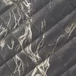 Narzuta welwetowa 170x210 LUIZ 6 stalowa pikowana ze złotym przecieranym wzorem efekt 3D Design 91 - 4