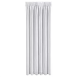 Firana na taśmie 350x270 LENA biała z gładkiej etaminy ze srebrzystym połyskiem - 6