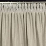 Zasłona gotowa na taśmie 140x300 ELIZA welwetowa beżowa jednokolorowa z drobnym wzorem - 6