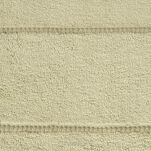 Ręcznik 50x90 MARI beżowy z welurową bordiurą w pasy 500 g/m2 - 2