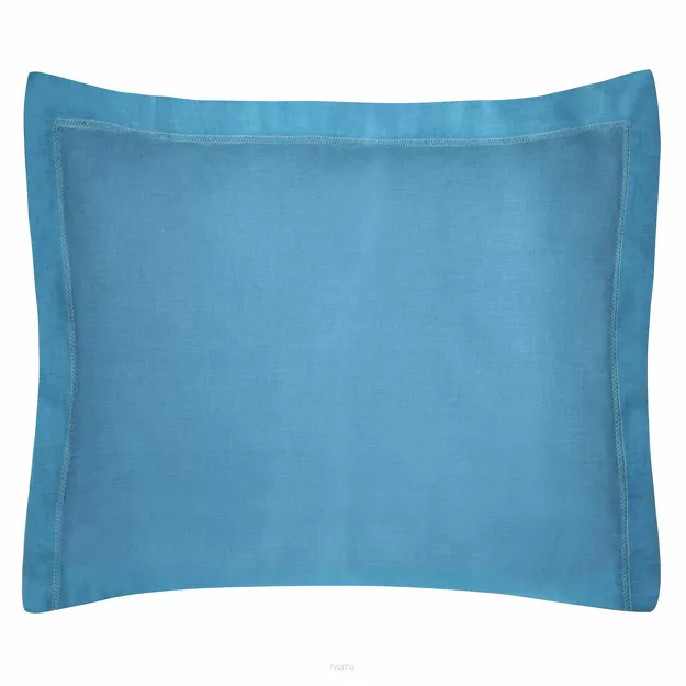 Poszewka bawełniana NOVAC ciemny niebieski 70x90 z 5 cm zakładką