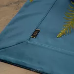 Obrus welwetowy 145x260 VELVET granatowy wykończony mankietem - 6