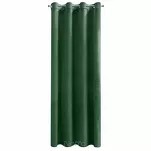 Zasłona gotowa na przelotkach 140x250 ROSA welwetowa ciemna zieleń Design 91 - 5