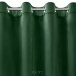 Zasłona gotowa na przelotkach 140x250 ROSA welwetowa ciemna zieleń Design 91 - 4