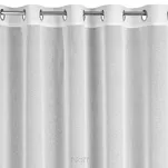 Firana na przelotkach 300x250 MARGO biała błyszcząca o gęstym drobnym splocie - 4