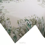 Nakładka gobelinowa 100x100 1300 naturalna zielona z nadrukiem przebiśniegów - 5