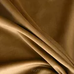 Zasłona gotowa na taśmie 140x270 MELANIE welwetowa miodowa o aksamitnej strukturze - 4