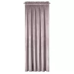 Zasłona na taśmie 140x300 PIERRE welwetowa pudrowa jednokolorowa - 9
