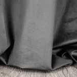 Zasłona na przelotkach 140x250 PIERRE welwetowa stalowa jednokolorowa - 7