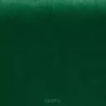Zasłona gotowa na taśmie 140x270 SIBEL welwetowa Pierre Cardin ciemna zieleń jednokolorowa - 2