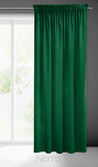 Zasłona na taśmie 140x270 SIBEL welwetowa Pierre Cardin ciemna zieleń jednokolorowa - 6