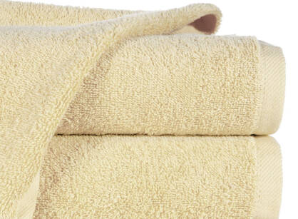 Ręcznik bawełniany 30x50 GŁADKI 2 jednokolorowy beżowy