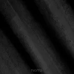 Zasłona na przelotkach 140x250 LILI welwetowa czarna z wytłaczanym falującym wzorem - 8