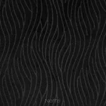 Zasłona na przelotkach 140x250 LILI welwetowa czarna z wytłaczanym falującym wzorem - 2