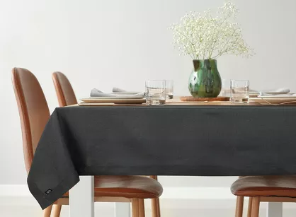 Bieżnik 40x180 STELLA 2 czarny mereżka zdobiony kantą