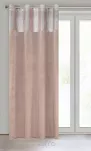 Zasłona na przelotkach 140x250 PERI welwetowa pudrowa ze srebrnym nadrukiem - 5