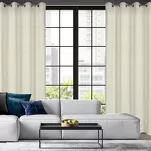 Zasłona na przelotkach 140x250 LIDIA naturalna jednokolorowa w stylu eko - 12