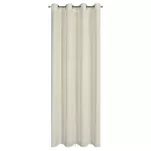 Zasłona na przelotkach 140x250 LIDIA naturalna jednokolorowa w stylu eko - 7