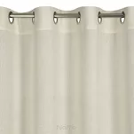 Zasłona na przelotkach 140x250 LIDIA naturalna jednokolorowa w stylu eko - 4