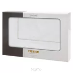 Obrus elegancki 145x240 MADELE biały zdobiony złotą lamówką - 7