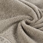 Ręcznik 70x140 EVI Pierre Cardin ciemny beż zdobiony bordiurą w kolorze ręcznika z logo marki 430 g/m2 - 3