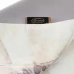 Serwetka welwetowa 30x40 VELVET 6 kremowa z designerskim beżowym wzorem kwiatów 4 szt. - 3