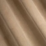 Zasłona gotowa na taśmie 140x270 MELANIE welwetowa ciemny beż o aksamitnej strukturze - 8
