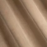 Zasłona na taśmie 140x270 MELANIE welwetowa ciemny beż o aksamitnej strukturze - 7