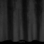 Zasłona na przelotkach 140x250 ARIADNA welwetowa czarna zdobiona diamencikami - 7