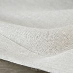 Nakładka 85x85 STELLA 2 biała zdobiona kantą z wplecioną nicią srebrną - 9