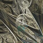 Pościel z makosatyny 160x200 SOREIA Eva Minge czarna kremowa designerski wzór - 2