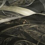 Pościel z makosatyny 160x200 SOREIA Eva Minge czarna kremowa designerski wzór - 3