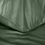 Pościel satynowa 160x200 NOVA 3 jednokolorowa gładka szałwiowa - 2