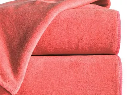 Ręcznik 30x30 AMY szybkoschnący koralowy z mikrofibry
