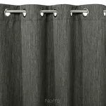 Zasłona na przelotkach 135x250 ROSSIE zaciemniająca grafitowa jednokolorowa - 6