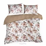 Pościel satynowa 160x200 SPRING 76 biała z wzorem kwiatów z kolekcji Classic - 6