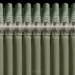 Zasłona na taśmie 140x270 ROSA welwetowa oliwkowa Design 91 - 10