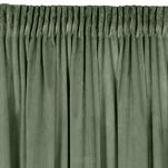 Zasłona na taśmie 140x270 ROSA welwetowa oliwkowa Design 91 - 3