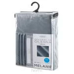Zasłona na przelotkach 140x250 MELANIE welwetowa srebrna o aksamitnej strukturze - 6