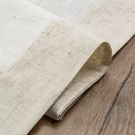 Obrus lniany 140x180 NATU 10 naturalny zdobiony szerokim mankietem - 5