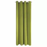 Zasłona na przelotkach 140x250 PIERRE welwetowa oliwkowa jednokolorowa - 6