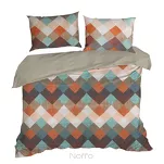 Pościel z mikrowłókna 220x200 ALEXA kolorowa z wzorem geometrycznym w romby z kolekcji Design 91 - 3