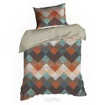 Pościel z mikrowłókna 220x200 ALEXA kolorowa z wzorem geometrycznym w romby z kolekcji Design 91 - 4