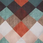 Pościel z mikrowłókna 220x200 ALEXA kolorowa z wzorem geometrycznym w romby z kolekcji Design 91 - 5