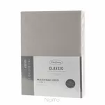 Prześcieradło z bawełny jersey 3 z gumką srebrne 160x200 - 6